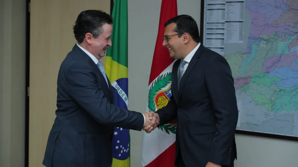 Wilson Lima discute parceria com o Peru para relação comercial e industrial