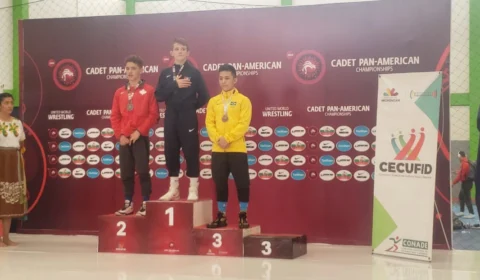 Pela segunda vez consecutiva, lutador amazonense é bronze no Pan-Americano de Wrestling