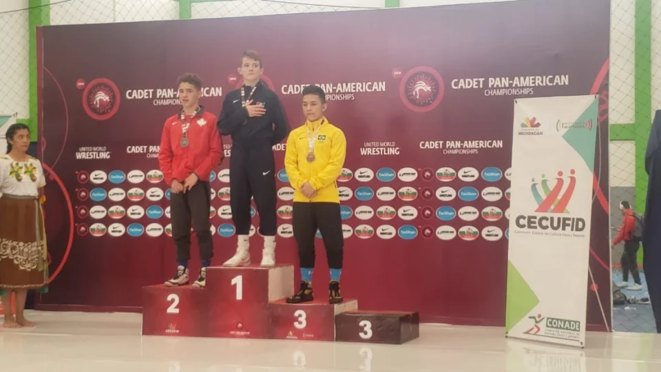 Pela segunda vez consecutiva, lutador amazonense é bronze no Pan-Americano de Wrestling