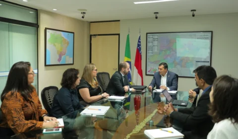 Wilson Lima discute estratégias de desenvolvimento durante encontro com representantes do PNUD