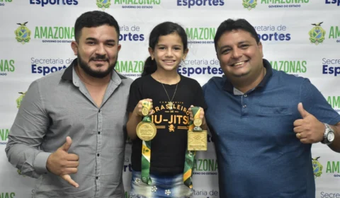 Atleta amazonense de 8 anos irá disputar o Sul-Americano de Jiu-jitsu