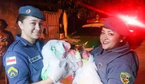 Gêmeos nascem pelas mãos de Policiais Militares no Amazonas