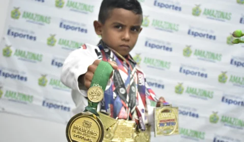 Atleta de Manacapuru vai representar o Amazonas, no Sul-Americano de Jiu-Jitsu Criança