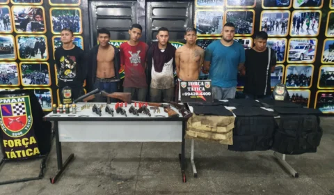 Noite de terror no bairro da Raiz termina na prisão de sete membros de facção