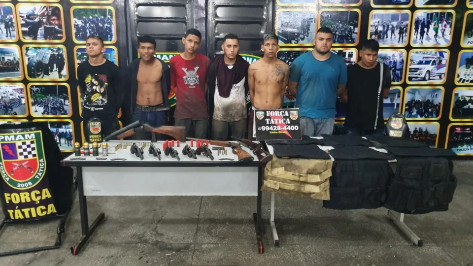 Noite de terror no bairro da Raiz termina na prisão de sete membros de facção