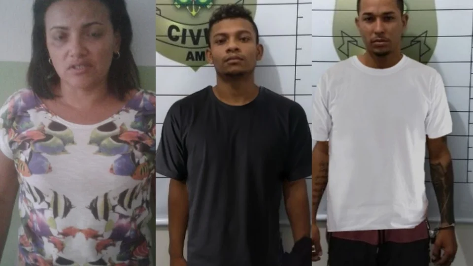 Trio envolvido em roubo de lotérica no município de Autazes é preso