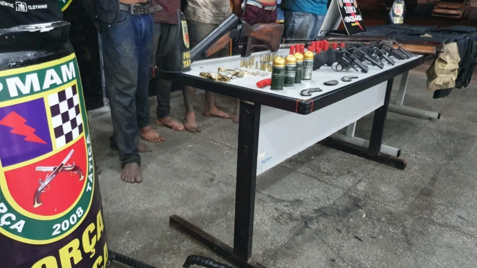 67 pessoas presas durante operação da Polícia Militar no Amazonas