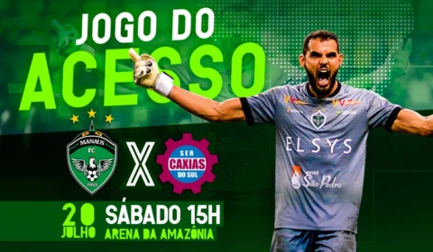 Fique por dentro da venda de ingressos para o confronto entre Manaus FC x Caxias