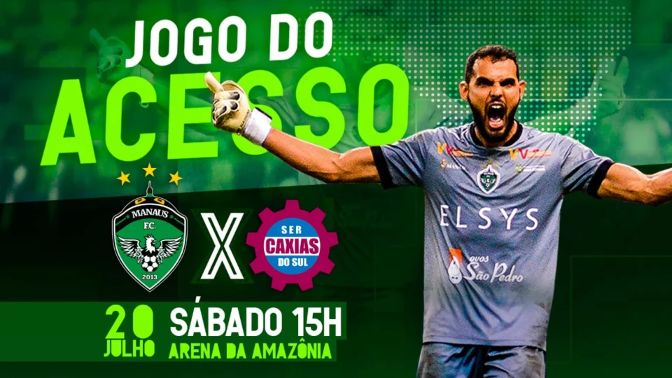 Fique por dentro da venda de ingressos para o confronto entre Manaus FC x Caxias