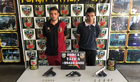 Dupla integrante de facção criminosa é presa antes de executar desafeto