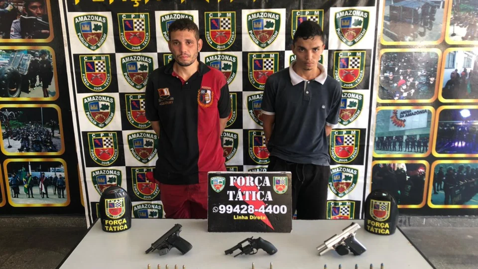 Dupla integrante de facção criminosa é presa antes de executar desafeto