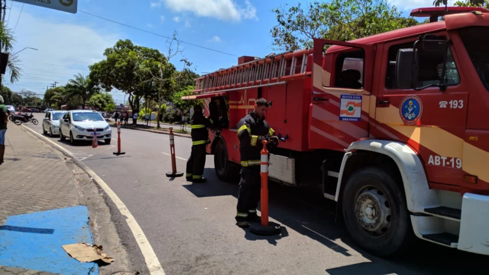 Princípio de incêndio no cinema do Shopping Sumaúma