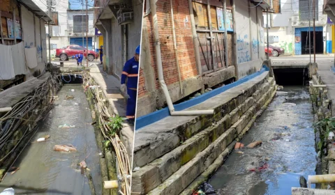 Ligações clandestinas são trocadas por redes regulares de água tratada na Compensa