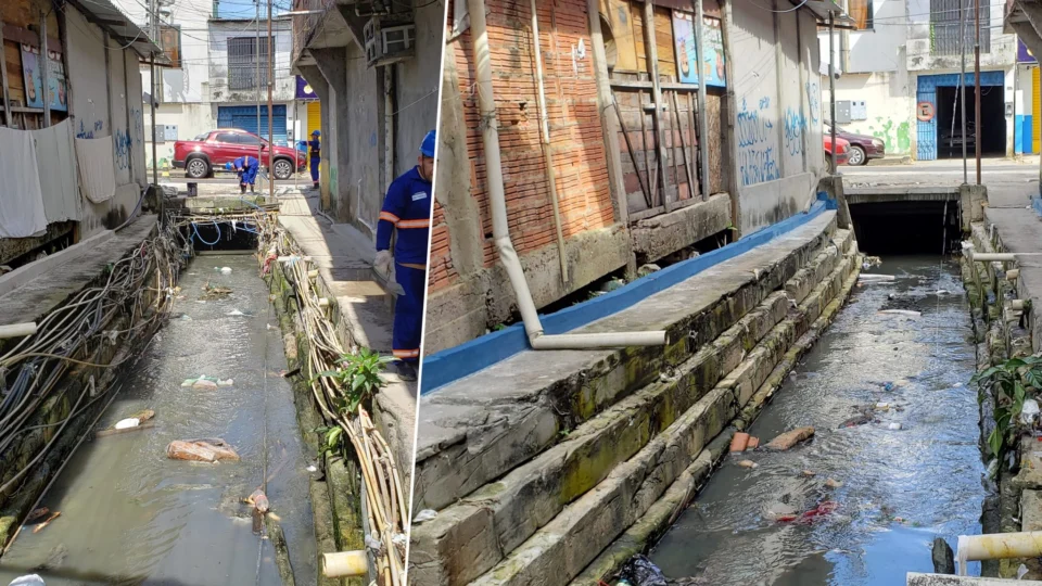 Ligações clandestinas são trocadas por redes regulares de água tratada na Compensa