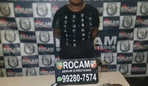 Vulgo ‘Loirinho’ é preso com armas e drogas no bairro Cidade de Deus