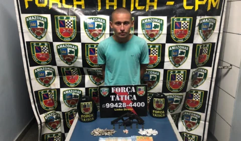 “Curirim” é preso por porte ilegal de arma e drogas enterradas em casa