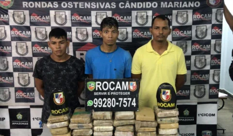 Trio é preso com 30kg de maconha em embarcação no Porto de Manaus