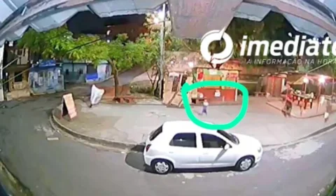 Vídeo mostra o momento em que criança é alvejada a tiros na Colônia Oliveira Machado