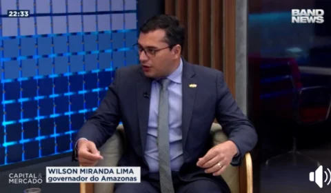 Vídeo: Wilson Lima é entrevistado na Band News e fala sobre ZFM, queimadas e sistema penitenciário