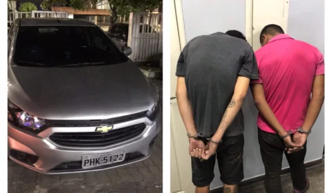 Motorista de aplicativo é preso com comparsa realizando assaltos em Manaus