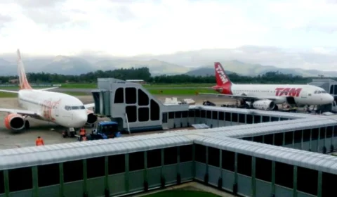 Fumaça de queimadas fecha o aeroporto de Porto Velho por uma hora