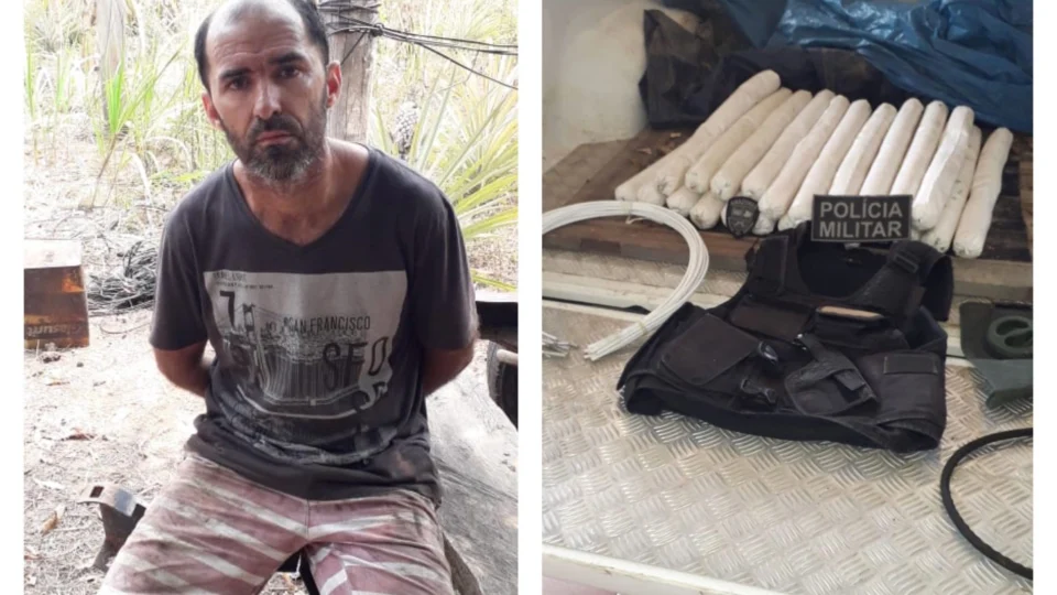 Dinamite que seria utilizada para roubos a bancos é apreendida por policiais de Humaitá