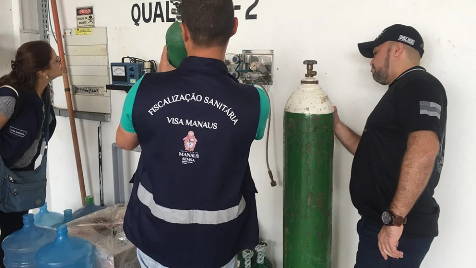 Empresa de gases medicinais é interditada em Manaus