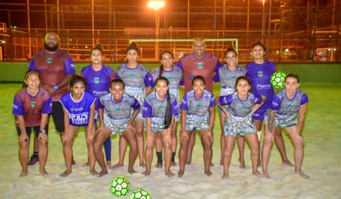 Seleção Amazonense de Beach Soccer feminino disputa torneio no Rio de Janeiro