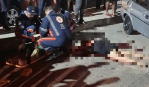 Carro capota e esmaga mulher no Cidade Nova