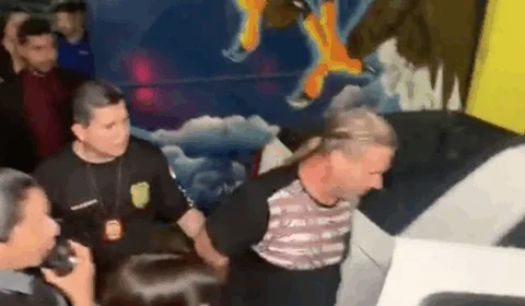 Com medo de ser linchado, empresário que bateu na mulher chama delegada