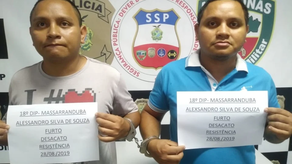 Gêmeos são presos por furto de energia elétrica, desacato e resistência, no Colônia Terra Nova