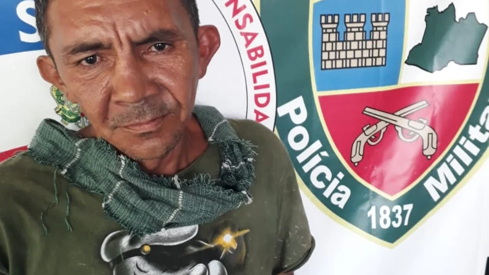 ‘Doidinho’ de 48 anos é detido após ferir menino de 10 anos durante assalto em Borba