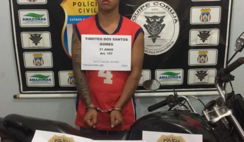 Assaltante envolvido em roubos a postos de combustíveis em Itacoatiara é preso