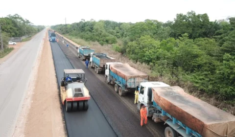 Em 2019, obras de infraestrutura avançam na rodovia AM-070