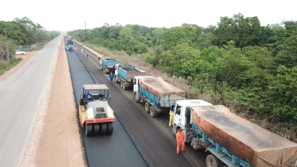 Em 2019, obras de infraestrutura avançam na rodovia AM-070