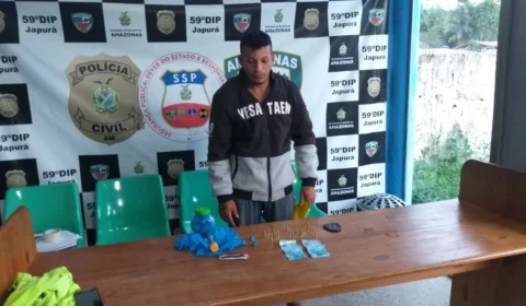 Dupla denunciada por tráfico de drogas é presa em Japurá (AM)