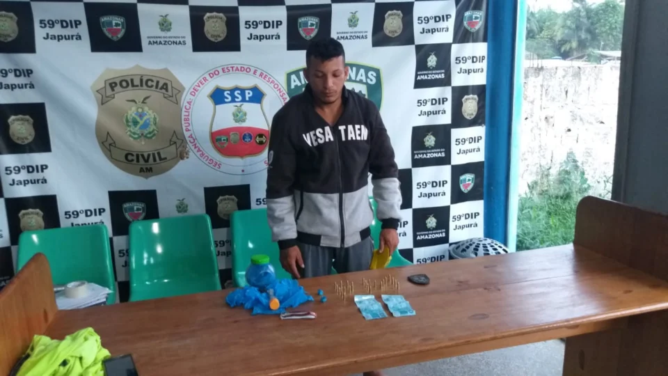 Dupla denunciada por tráfico de drogas é presa em Japurá (AM)