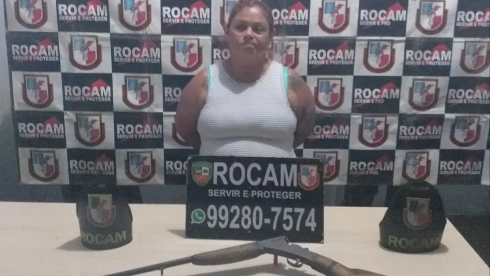 Líder criminosa foi presa na zona Norte de Manaus com armamentos