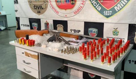 Polícia investiga se armas eram usadas para guerra entre facções em Manaus