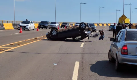 Grave acidente deixa feridos na Ponte Rio Negro