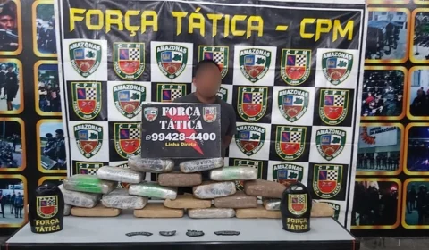Homem é preso com 20 kg de maconha escondidos em barco no Porto de Manaus