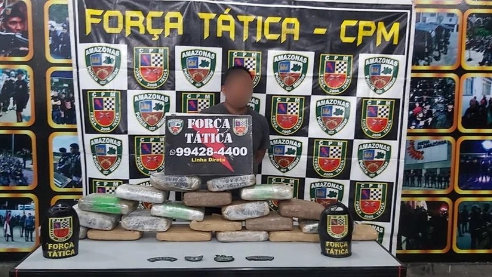 Homem é preso com 20 kg de maconha escondidos em barco no Porto de Manaus