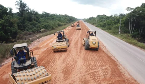 Obras de duplicação avançam na AM-070 e governador Wilson Lima vai inspecionar os trabalhos