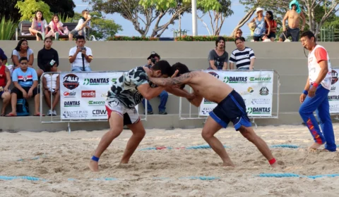 2º Campeonato Amazonense de Beach Wrestling, na Praia da Ponta Negra