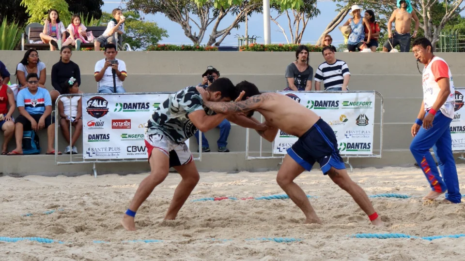 2º Campeonato Amazonense de Beach Wrestling, na Praia da Ponta Negra