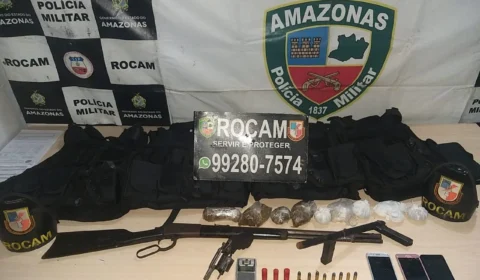 Suspeitos de porte ilegal e tráfico de drogas são detidos