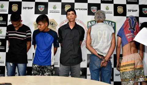 Polícia prende quadrilha responsável por assaltos na zona leste de Manaus