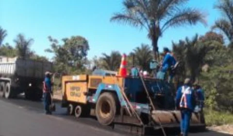 Oito quilômetros da Rodovia AM-070 são duplicados e mais uma etapa das obras é cumprida no estado