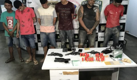 Após intenso tiroteio na Raiz, seis homens são presos com armas é munições