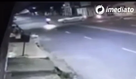 Motorista atropela moto e foge sem prestar socorro a vítima na Cidade Nova